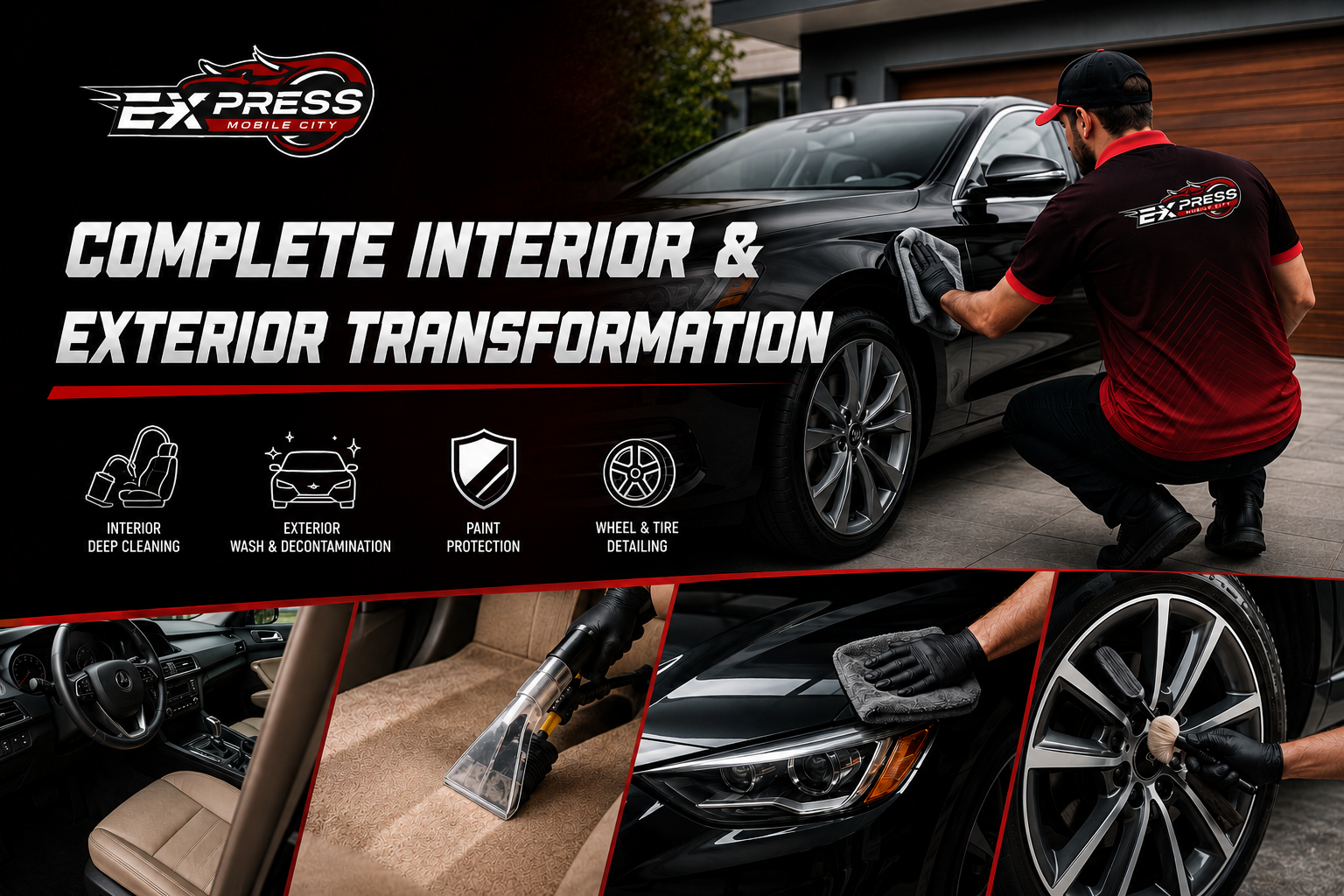 Full detailing work — Express Mobile Detailing