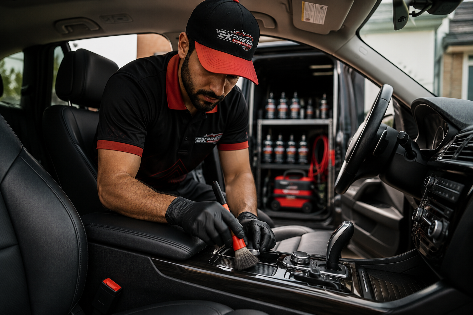 Interior detailing work — Express Mobile Detailing