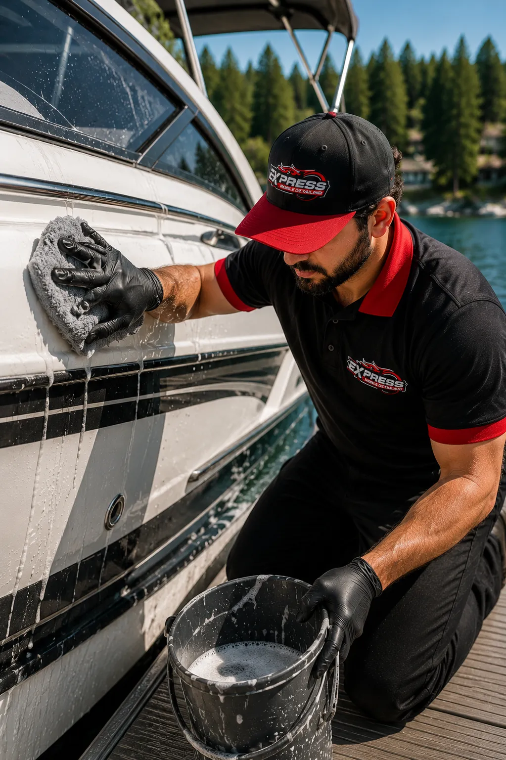 boat detailing basic exterior