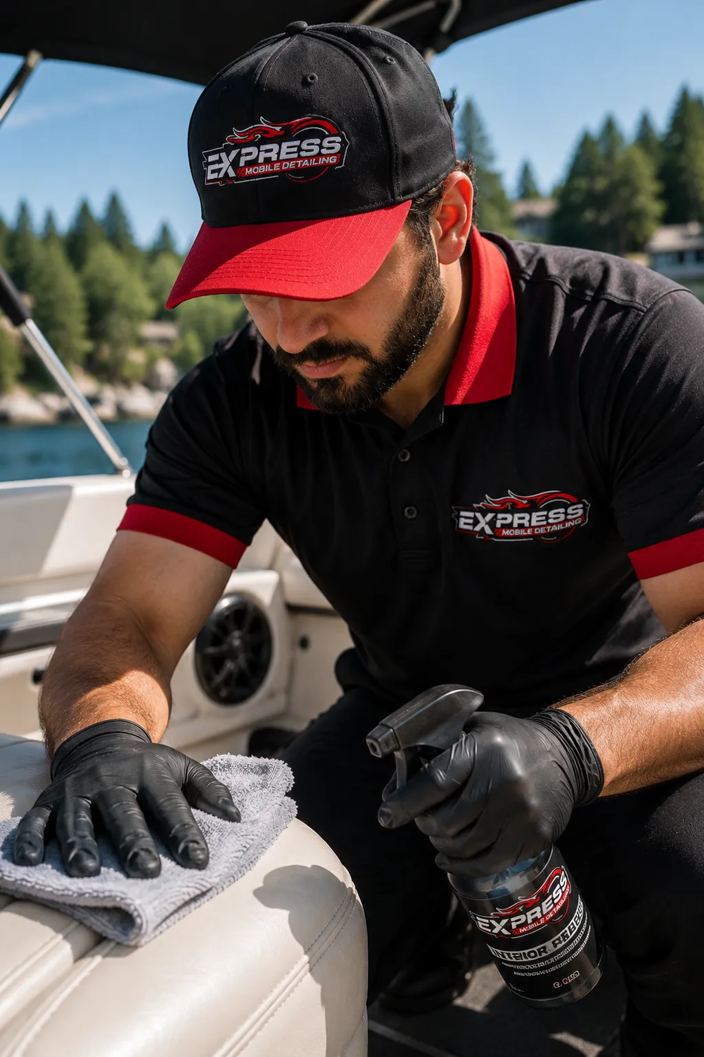 boat detailing basic interior