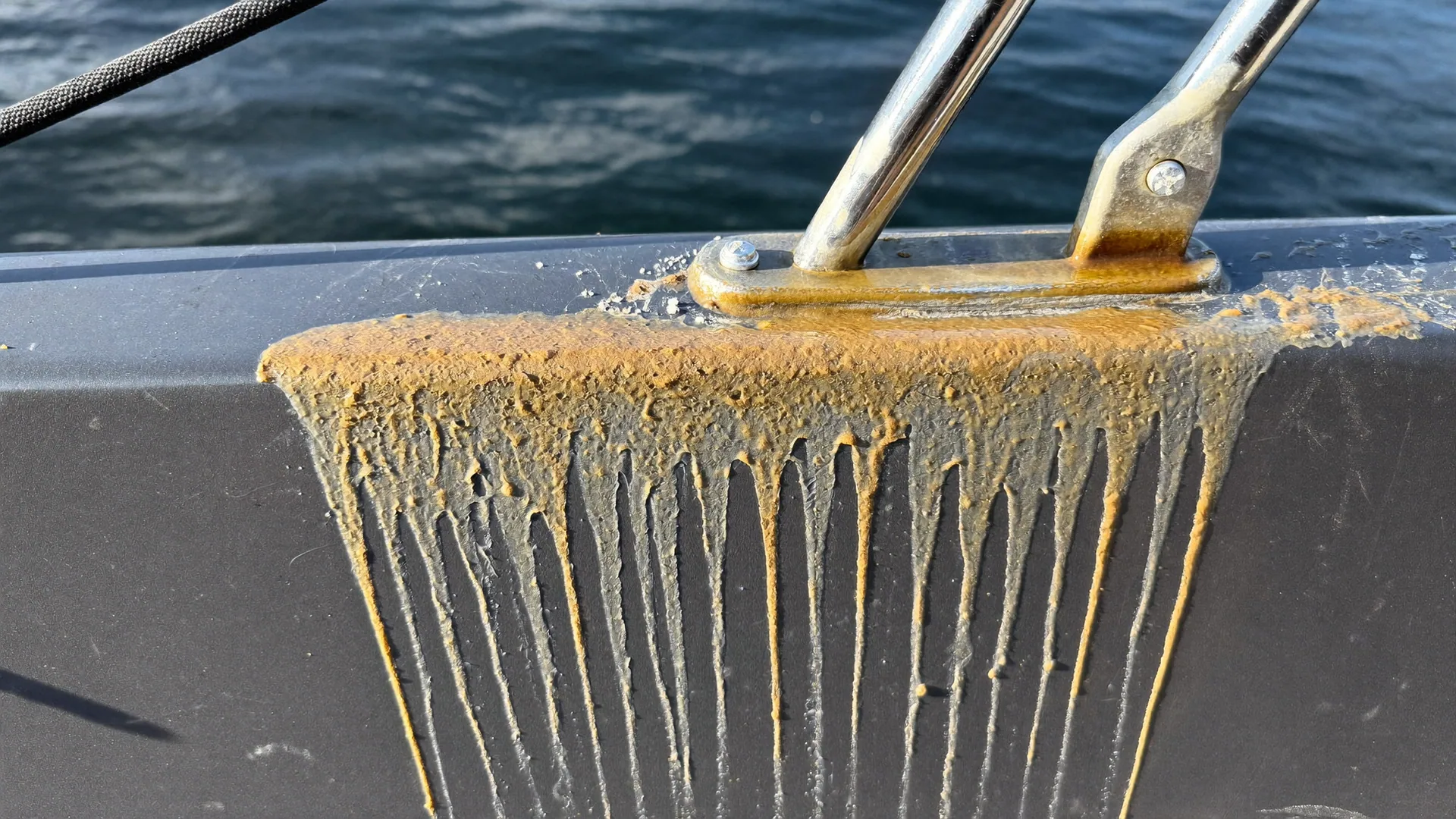 Mobile Boat Detailing in Kitchener — Hull wash