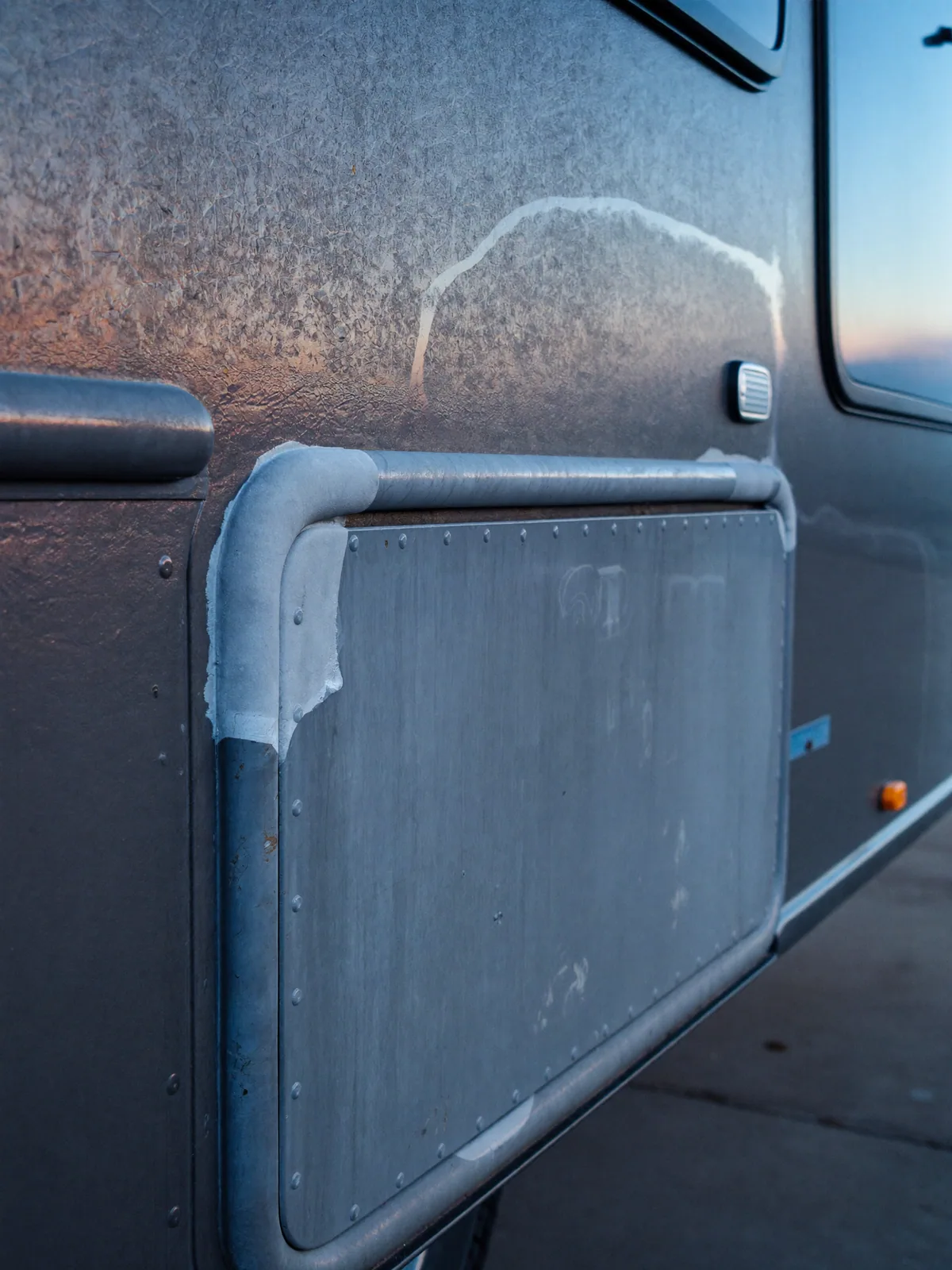 Mobile RV Detailing in Caledon — working on site