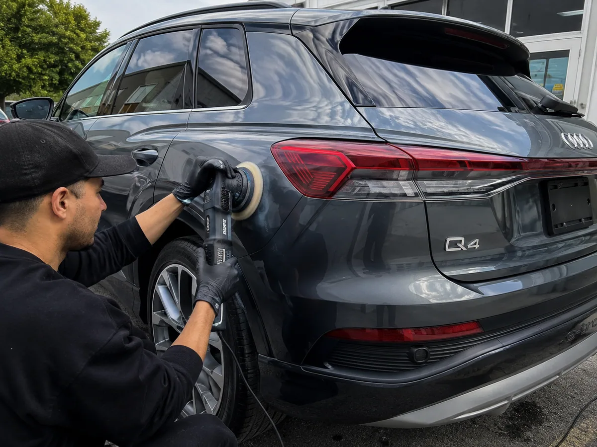 Mobile Paint Correction in Markham — the work in progress in Markham