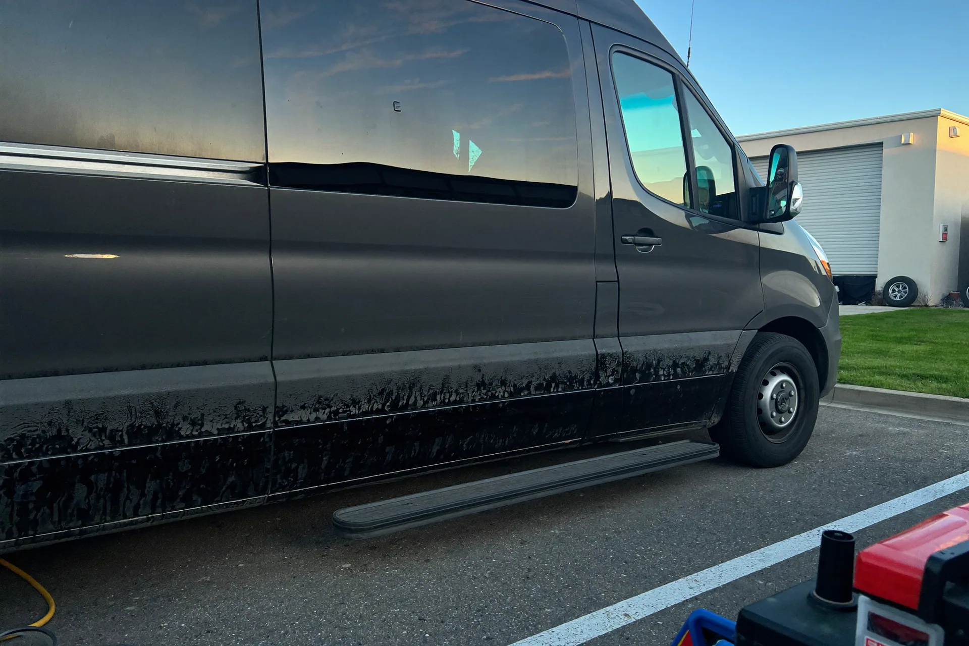 Mobile Truck Detailing in Ajax — the winter's brine is still on it